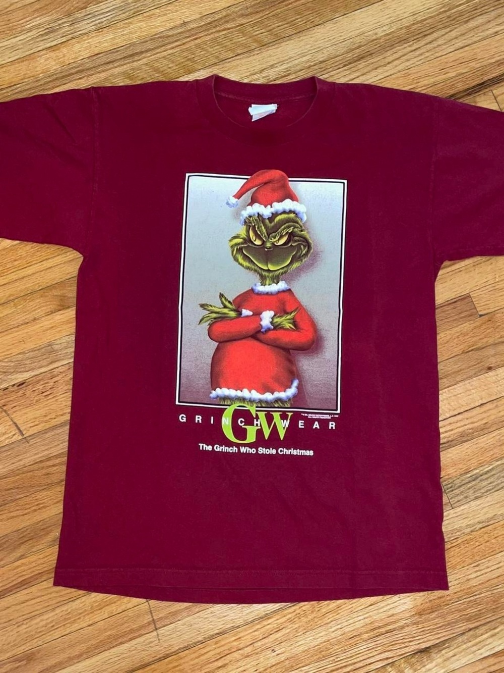 Vintage 1997 Dr. Seuss The Grinch Grinch Wear T-Shirt